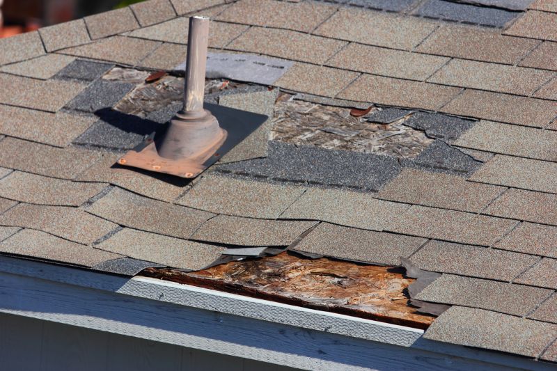 Damaged Roof Flashing